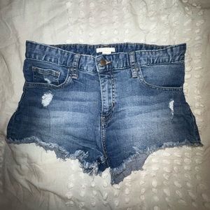 H&M Medium Wash Blue Jean Shorts
